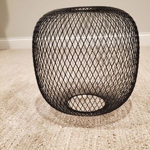 LUFTMASSA / HEMMA Pendant lamp, rounded/black, 10 "